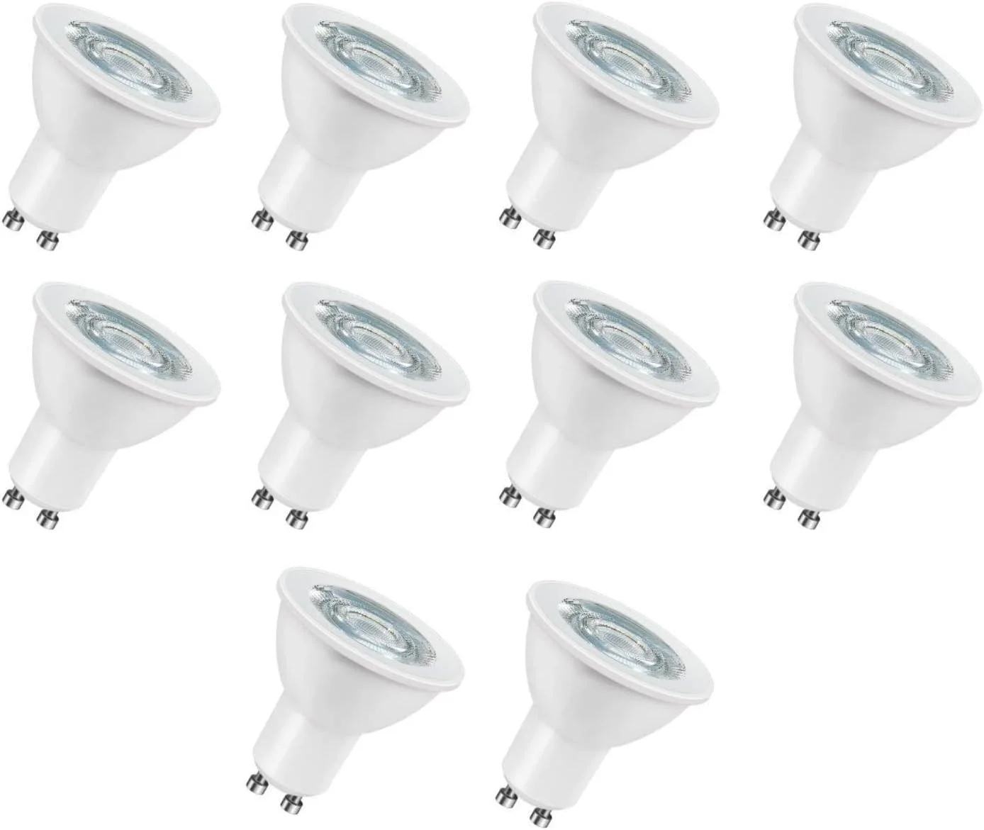 لامپ ال ای دی اکو PAR16 اوسرام 5 وات پایه GU10 نور سفید گرم، بسته 10 عددی
