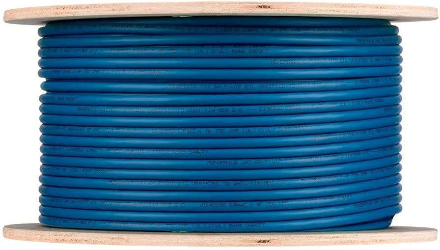 کابل شبکه Cat8 مونوپرایس - حلقه 75 متری - آبی | 2 گیگاهرتز، S/FTP شیلددار، مفتولی، 22AWG، 40G، مس خالص، برای سوئیچ اترنت، مودم، روتر - سری Entegrade کابل شبکه Cat8 مونوپرایس - حلقه 75 متری - آبی | 2 گیگاهرتز، S/FTP شیلددار، مفتولی، 22AWG، 40G، مس خالص، برای سوئیچ اترنت، مودم، روتر - سری Entegrade