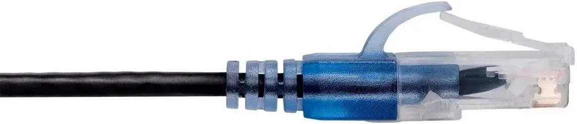 کابل پچ Cat6A مونوپرایس، 30AWG، طول 30 سانتی متر، مشکی، UTP، مس خالص، بدون گیر، RJ45، سری SlimRun کابل پچ Cat6A مونوپرایس، 30AWG، طول 30 سانتی متر، مشکی، UTP، مس خالص، بدون گیر، RJ45، سری SlimRun