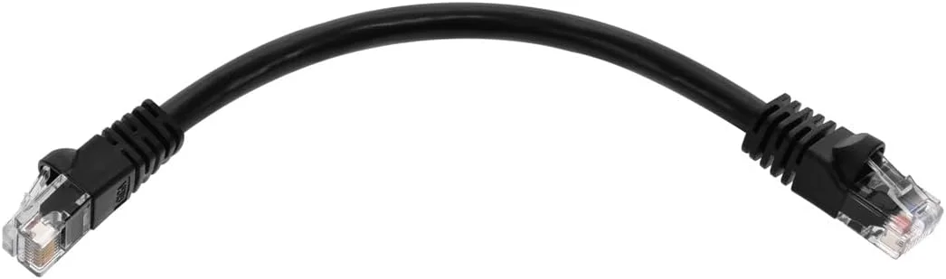 کابل شبکه اترنت Cat6 550MHz UTP با سیم مسی بدون روکش Monoprice به طول 0.15 متر - مشکی کابل شبکه اترنت Cat6 550MHz UTP با سیم مسی بدون روکش Monoprice به طول 0.15 متر - مشکی