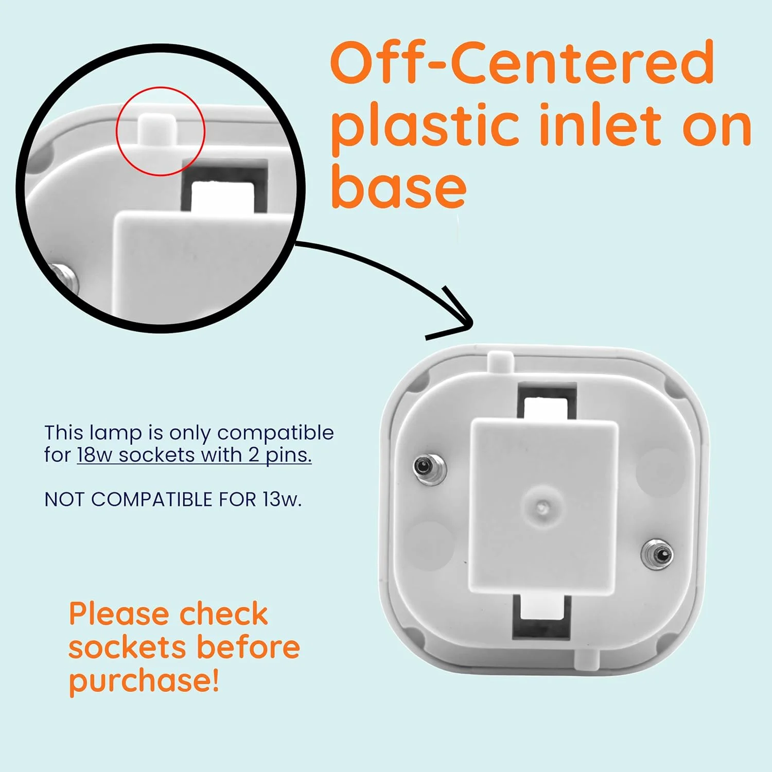 لامپ پایه پلاگین Osram Dulux D، 18 وات، سفید سرد