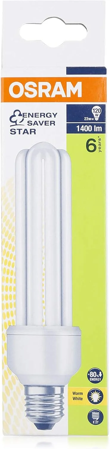 لامپ کم مصرف T4 23 وات/827/E-27 سفید گرم DuluXStar 4050300796109 اوسرام