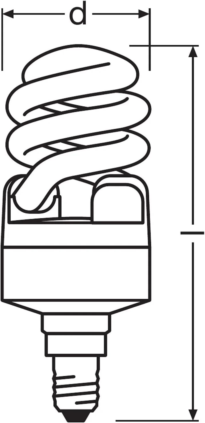 لامپ کم مصرف 12 وات اوسرام مدل Dulux Mini Twist پایه E14 6500K 650 لومن لامپ کم مصرف 12 وات اوسرام مدل Dulux Mini Twist پایه E14 6500K 650 لومن