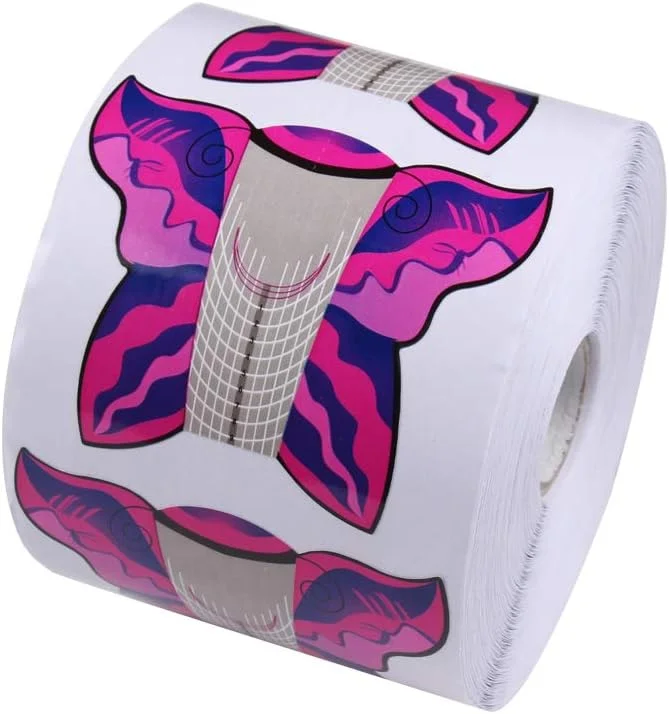 500 عدد فرم ناخن BeautyLeader، راهنمای اکستنشن ناخن برای ژل پلی، ناخن اکریلیک، ژل UV، برچسب راهنمای فرم نوک اکستنشن ناخن، ابزار DIY فرانسوی، شکل پروانه ای 500 عدد فرم ناخن BeautyLeader، راهنمای اکستنشن ناخن برای ژل پلی، ناخن اکریلیک، ژل UV، برچسب راهنمای فرم نوک اکستنشن ناخن، ابزار DIY فرانسوی، شکل پروانه ای