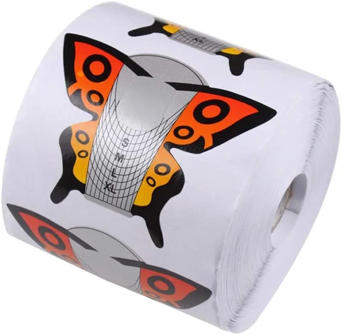 500 عدد فرم ناخن طرح پروانه BeautyLeader، راهنمای طراحی ناخن، نوک اکریلیک، استیکر ژل اکستنشن، فرم فر لاک ناخن 500 عدد فرم ناخن طرح پروانه BeautyLeader، راهنمای طراحی ناخن، نوک اکریلیک، استیکر ژل اکستنشن، فرم فر لاک ناخن