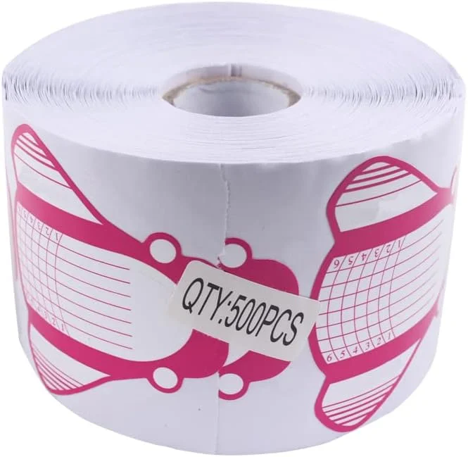 500 عدد فرم ناخن رولی Beautyleader، استیکرهای راهنمای طراحی ناخن برای اکریلیک، ژل UV، ابزار مانیکور و اکستنشن ناخن (قرمز) 500 عدد فرم ناخن رولی Beautyleader، استیکرهای راهنمای طراحی ناخن برای اکریلیک، ژل UV، ابزار مانیکور و اکستنشن ناخن (قرمز)