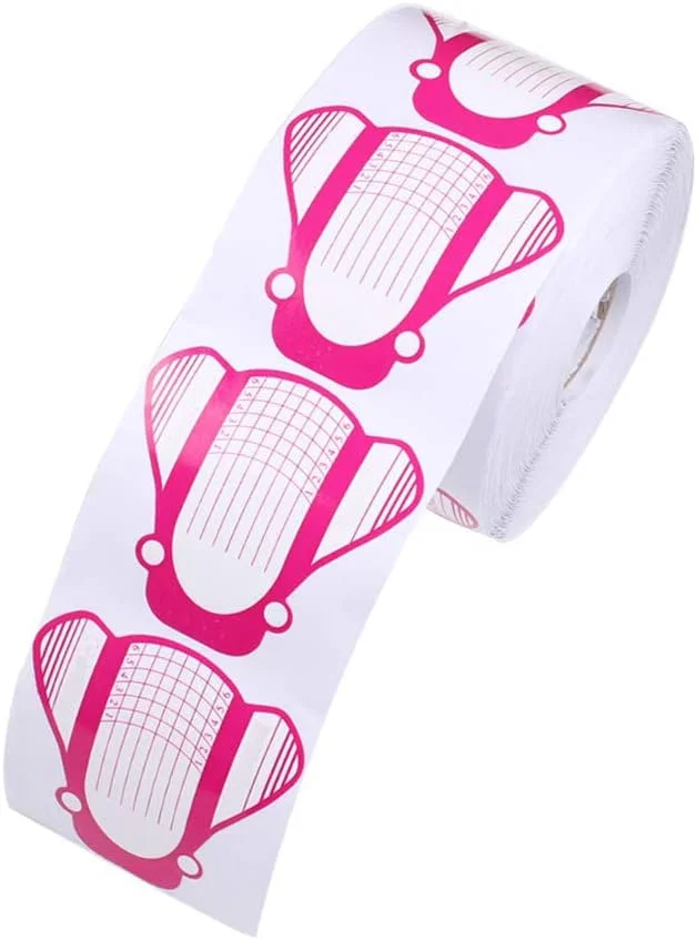 500 عدد فرم ناخن رولی Beautyleader، استیکرهای راهنمای طراحی ناخن برای اکریلیک، ژل UV، ابزار مانیکور و اکستنشن ناخن (قرمز) 500 عدد فرم ناخن رولی Beautyleader، استیکرهای راهنمای طراحی ناخن برای اکریلیک، ژل UV، ابزار مانیکور و اکستنشن ناخن (قرمز)