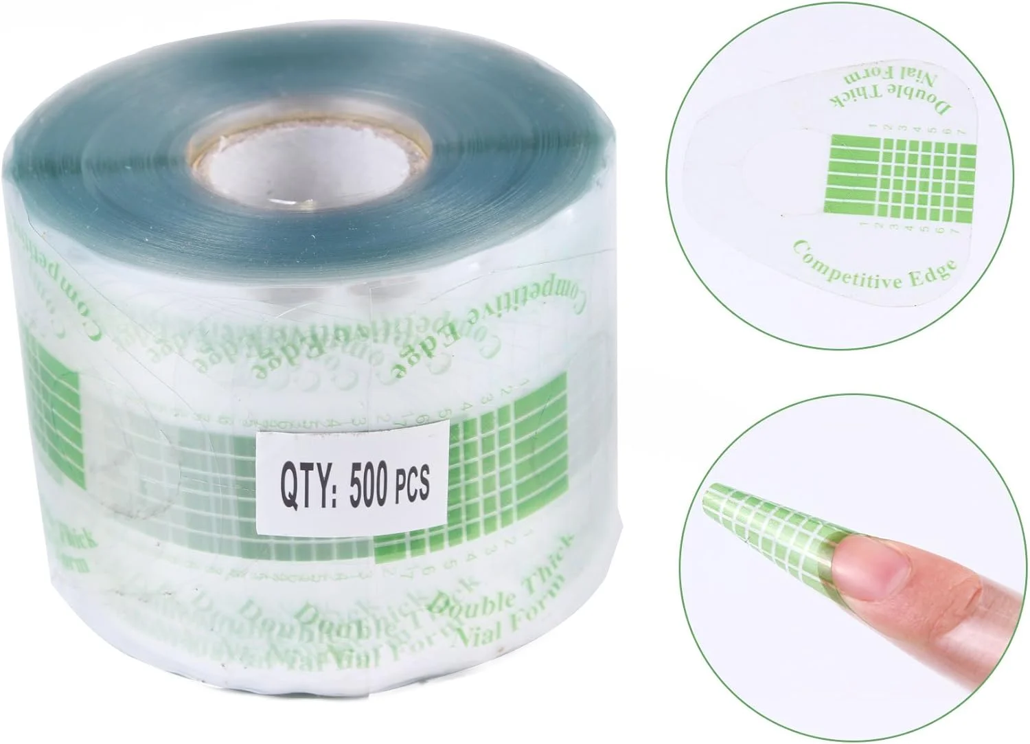 برچسب فرم ناخن Beauty Leader، 500 عدد در هر رول، فرم راهنمای طراحی ناخن شفاف، اکریلیک، ژل UV، فرم اکستنشن برچسب فرم ناخن Beauty Leader، 500 عدد در هر رول، فرم راهنمای طراحی ناخن شفاف، اکریلیک، ژل UV، فرم اکستنشن