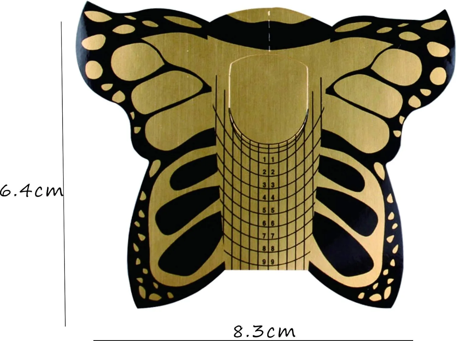 500 عدد فرم ناخن پروانه ای مربعی حرفه ای Beautyleader برای ناخن های ژلی UV اکریلیک منحنی C، ابزار راهنمای طراحی ناخن 500 عدد فرم ناخن پروانه ای مربعی حرفه ای Beautyleader برای ناخن های ژلی UV اکریلیک منحنی C، ابزار راهنمای طراحی ناخن