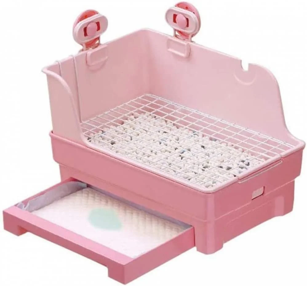 توالت سگ XWBLDBDFC، توالت حیوانات خانگی ظرف مخصوص ادرار سگ کوچک تدی لوازم حیوانات خانگی سینی ظرف زباله حیوانات خانگی