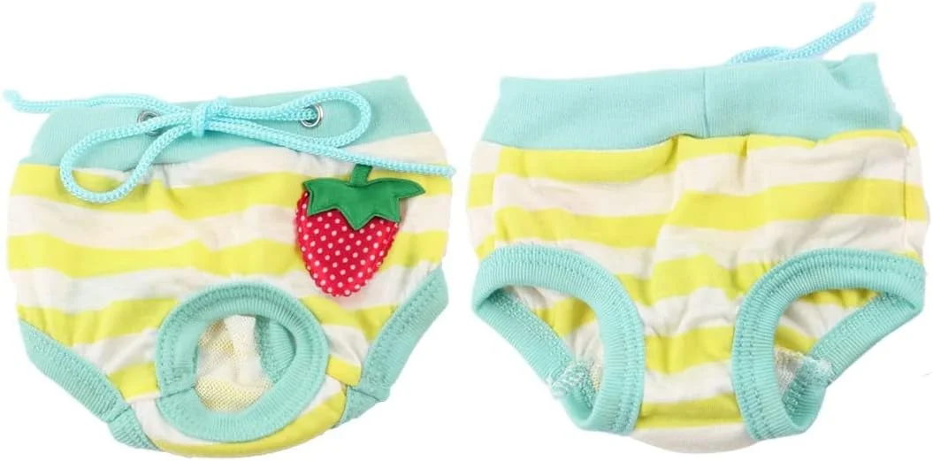 شلوارک سگ و گربه طرح توت فرنگی XYWHPGV سایز XL چند رنگ