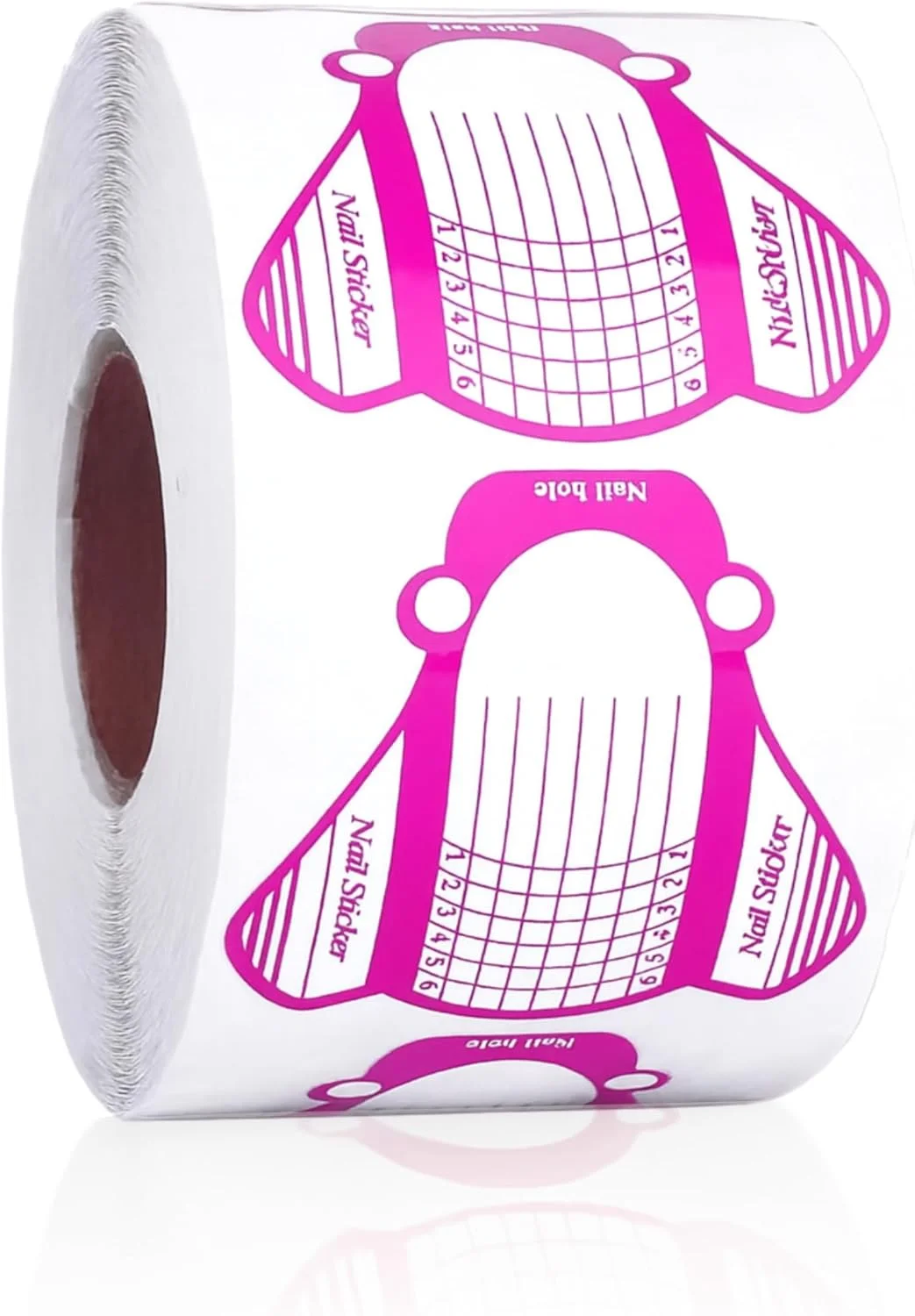 رول فرم ناخن حرفه ای 500 عددی - فرم های اکستنشن خود چسب برای ژل، UV و هنر پلی - راهنماهای کاغذی بادوام با مقیاس واضح برای استفاده در سالن و منزل رول فرم ناخن حرفه ای 500 عددی - فرم های اکستنشن خود چسب برای ژل، UV و هنر پلی - راهنماهای کاغذی بادوام با مقیاس واضح برای استفاده در سالن و منزل