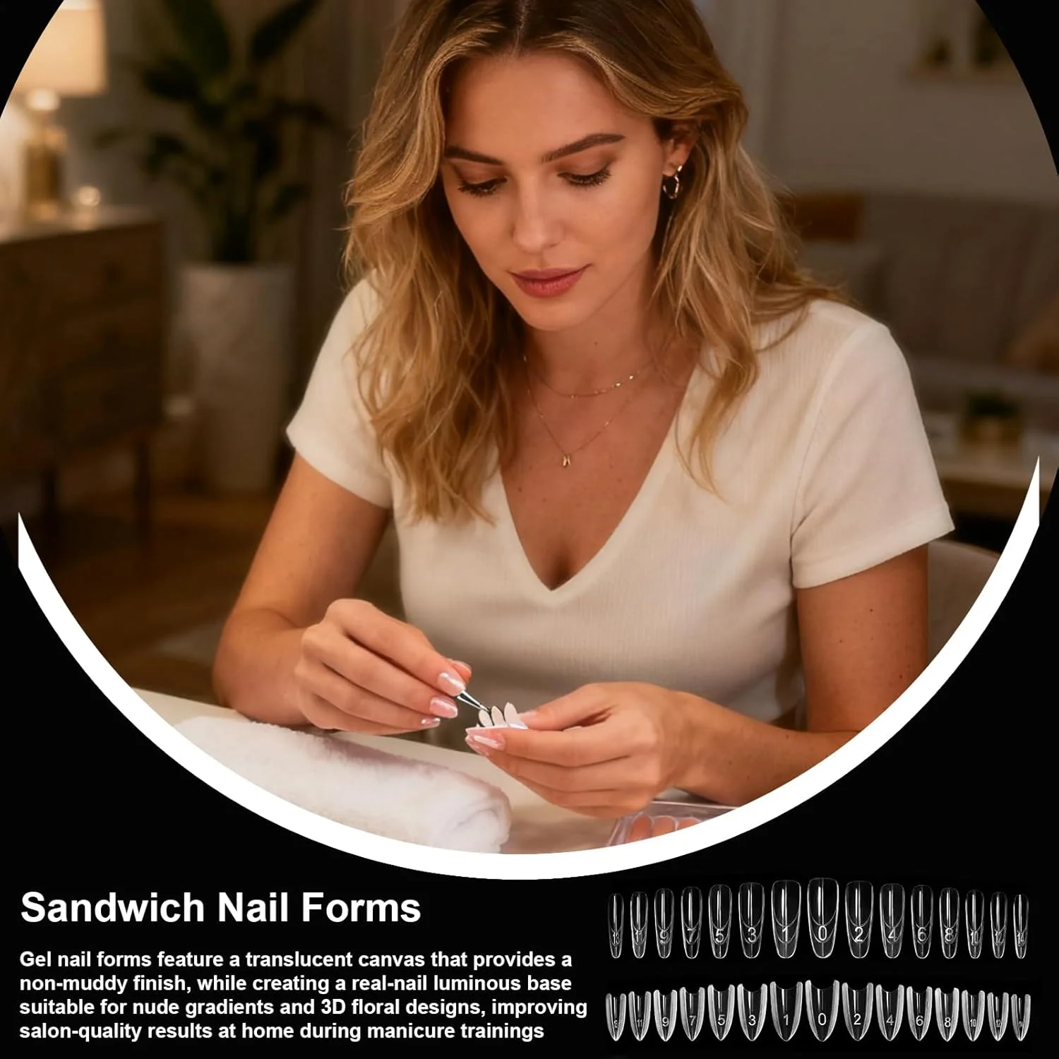 قالب های کاشت ناخن | طراحی ناخن های شفاف - قالب ناخن برای فرنچ - مناسب مبتدیان، حرفه ای ها، خانم ها، استفاده روزمره، منزل و سالن قالب های کاشت ناخن | طراحی ناخن های شفاف - قالب ناخن برای فرنچ - مناسب مبتدیان، حرفه ای ها، خانم ها، استفاده روزمره، منزل و سالن