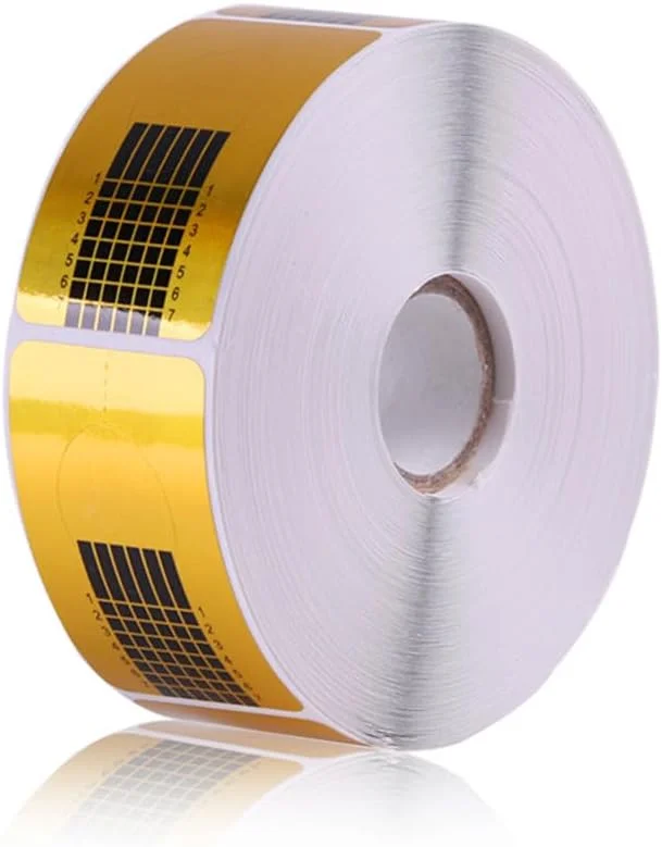 KUAZIVI 500 عدد فرم طلایی اکستنشن ناخن، راهنمای شکل دهی ناخن KUAZIVI 500 عدد فرم طلایی اکستنشن ناخن، راهنمای شکل دهی ناخن