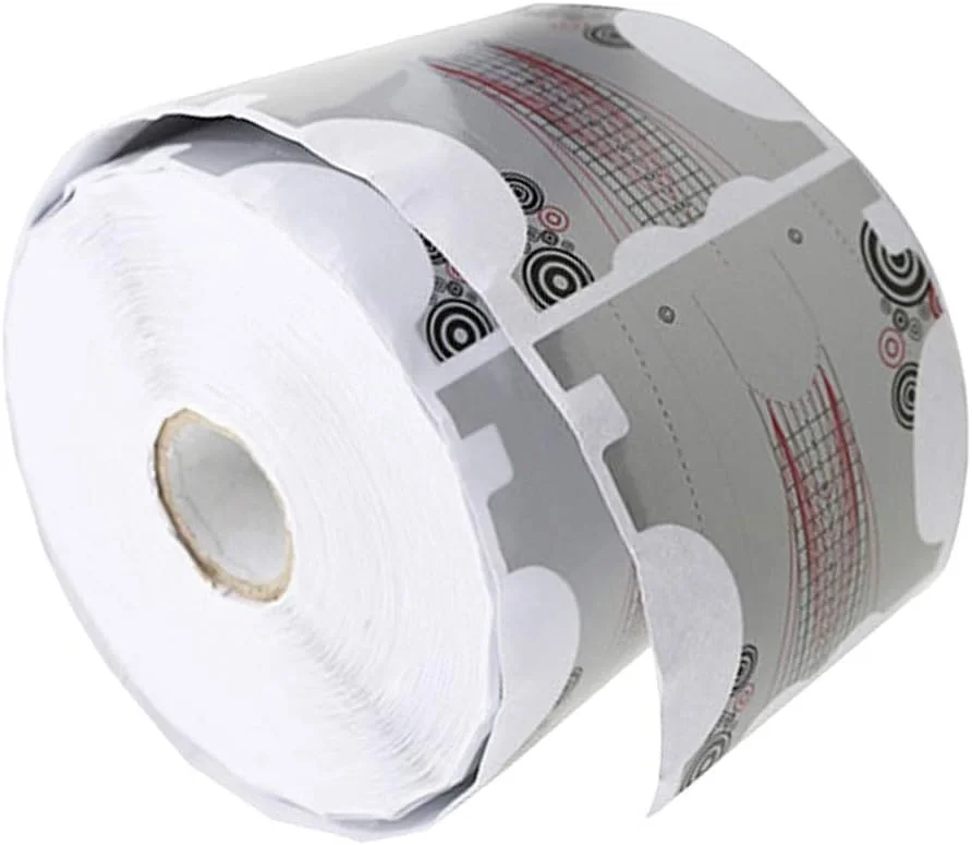 قالب ناخن زالاتی 500 عددی، استیکر، کاغذ نگهدارنده اکستنشن، دارای شماره راهنما برای طراحی ناخن با ژل و اکریلیک