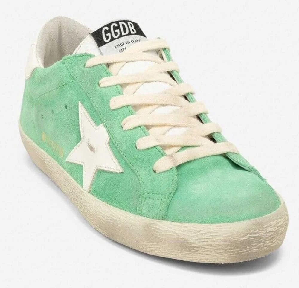 کفش‌های کتانی ساق کوتاه بنددار تنفسی و شیک گلدن گوس با زیره ضد لغزش مناسب تمرین مردانه