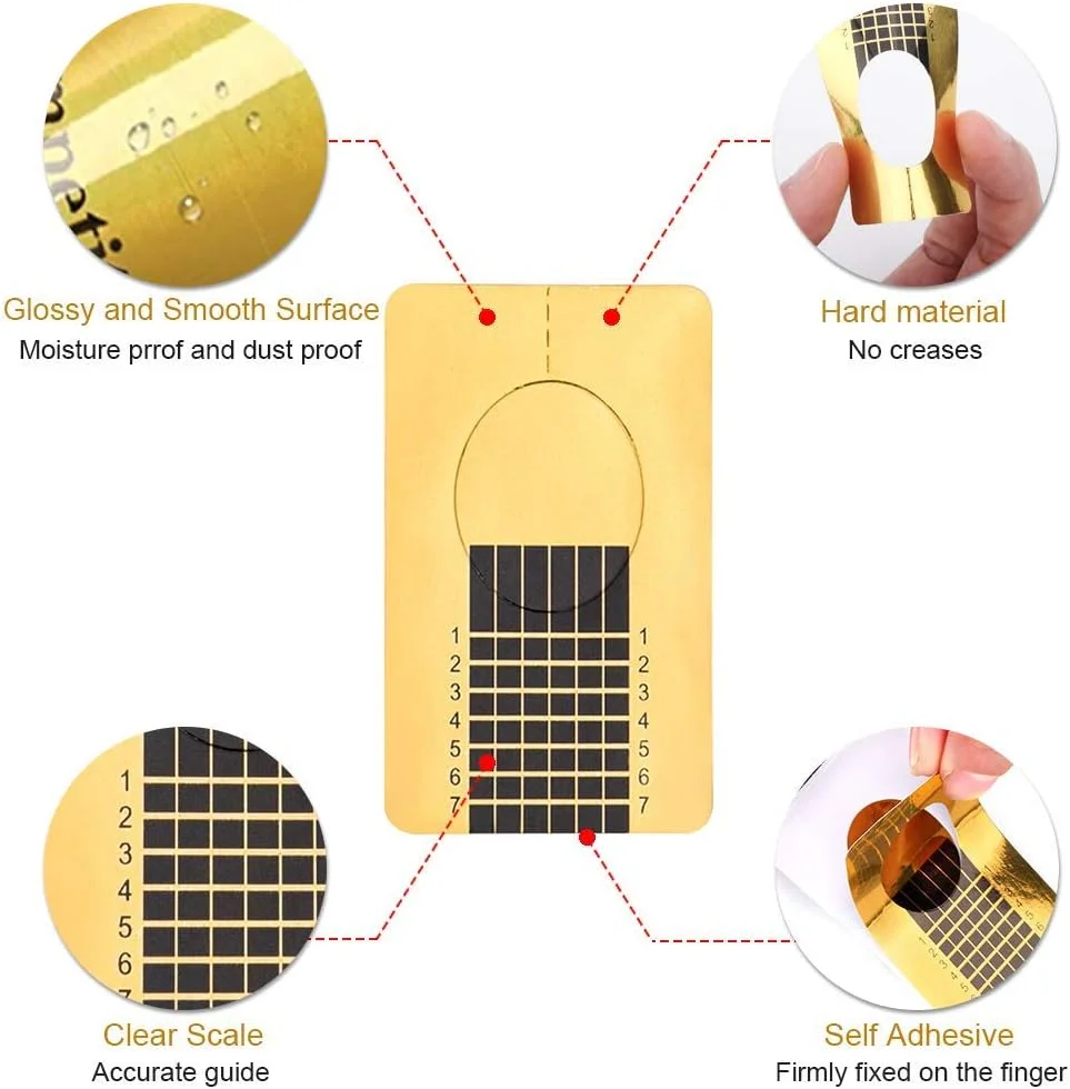 استیکر طراحی ناخن Store2508، 500 عدد فرم ناخن برای ناخن های اکریلیک، فرم های ژل ناخن پلی، راهنمای نوک اکستنشن ناخن، برچسب کاغذی برای سالن ژل طراحی ناخن استیکر طراحی ناخن Store2508، 500 عدد فرم ناخن برای ناخن های اکریلیک، فرم های ژل ناخن پلی، راهنمای نوک اکستنشن ناخن، برچسب کاغذی برای سالن ژل طراحی ناخن