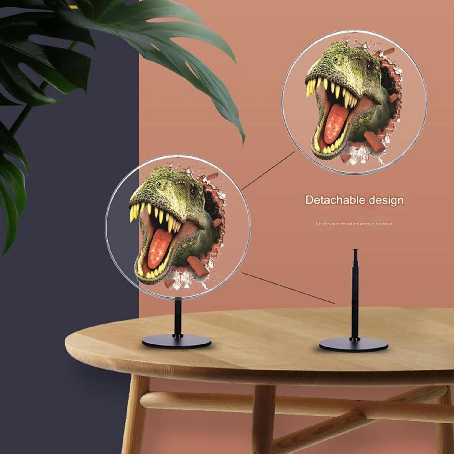 دستگاه تبلیغاتی هولوگرافی سه بعدی ZXFGF-KFUYR با قطر 30 سانتی متر، دارای 256 ال ای دی، نمایش تصویر/ویدئو، چراغ های تبلیغاتی، فن رومیزی، پروژکتور تبلیغاتی