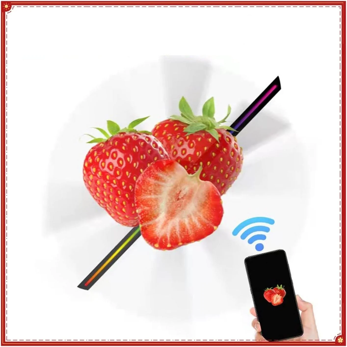 فن هولوگرام سه بعدی ZAIED مدل T40، صفحه نمایش پروژکتور هولوگرافی سه بعدی معمولی با 224 ال ای دی، دستگاه تبلیغاتی با کنترل از راه دور، نور لوگو، نمایشگر کنترل کامپیوتر، پروژکتور شفاف و کم مصرف فن هولوگرام سه بعدی ZAIED مدل T40، صفحه نمایش پروژکتور هولوگرافی سه بعدی معمولی با 224 ال ای دی، دستگاه تبلیغاتی با کنترل از راه دور، نور لوگو، نمایشگر کنترل کامپیوتر، پروژکتور شفاف و کم مصرف