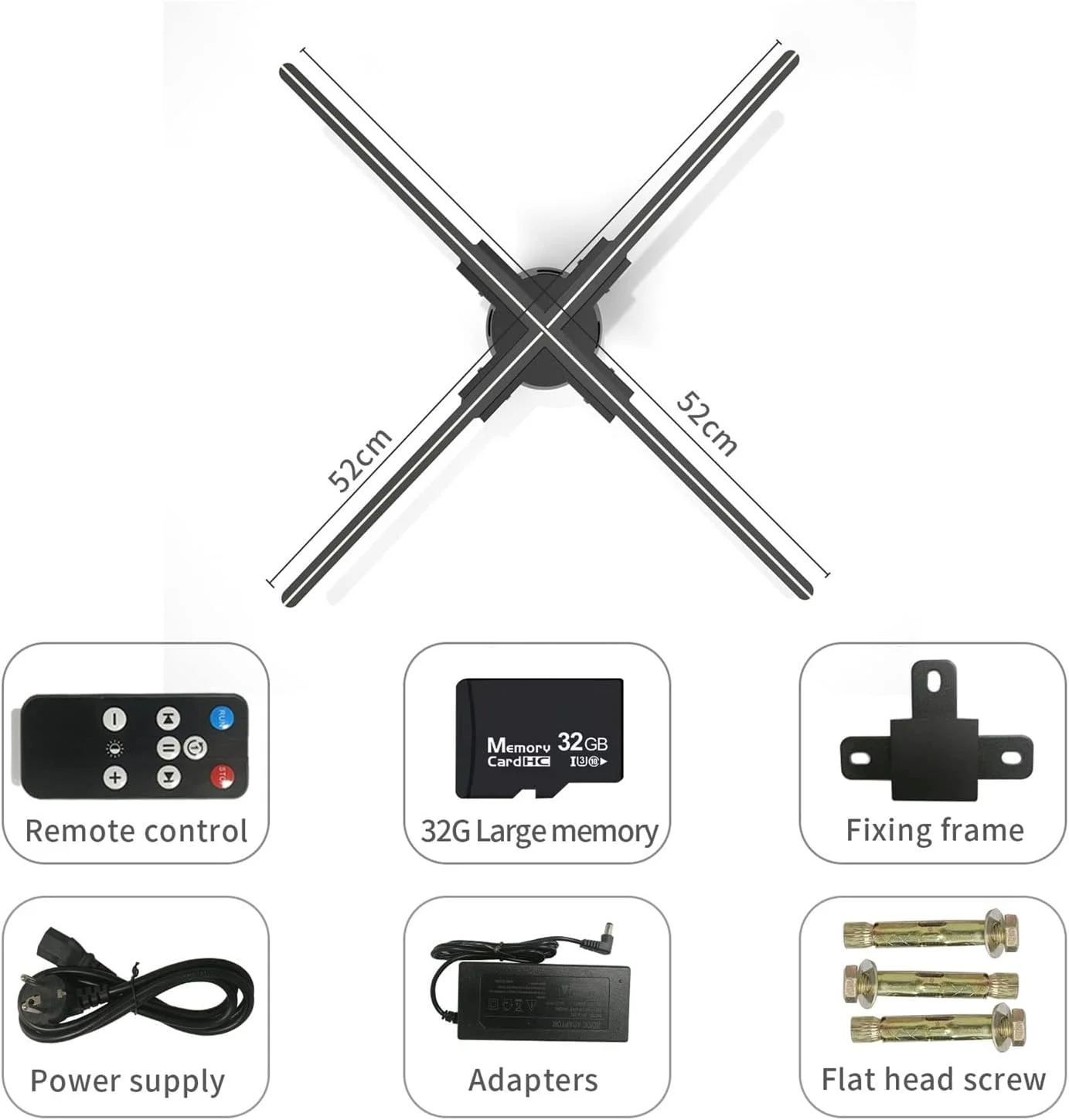 فن هولوگرام سه بعدی ZAIED، پروژکتور هولوگرام سه بعدی، نمایشگر تبلیغاتی، فن هولوگرام، دستگاه تبلیغاتی شناور استریو برای تابلوهای فروشگاه های تجاری، بار، مهمانی فن هولوگرام سه بعدی ZAIED، پروژکتور هولوگرام سه بعدی، نمایشگر تبلیغاتی، فن هولوگرام، دستگاه تبلیغاتی شناور استریو برای تابلوهای فروشگاه های تجاری، بار، مهمانی
