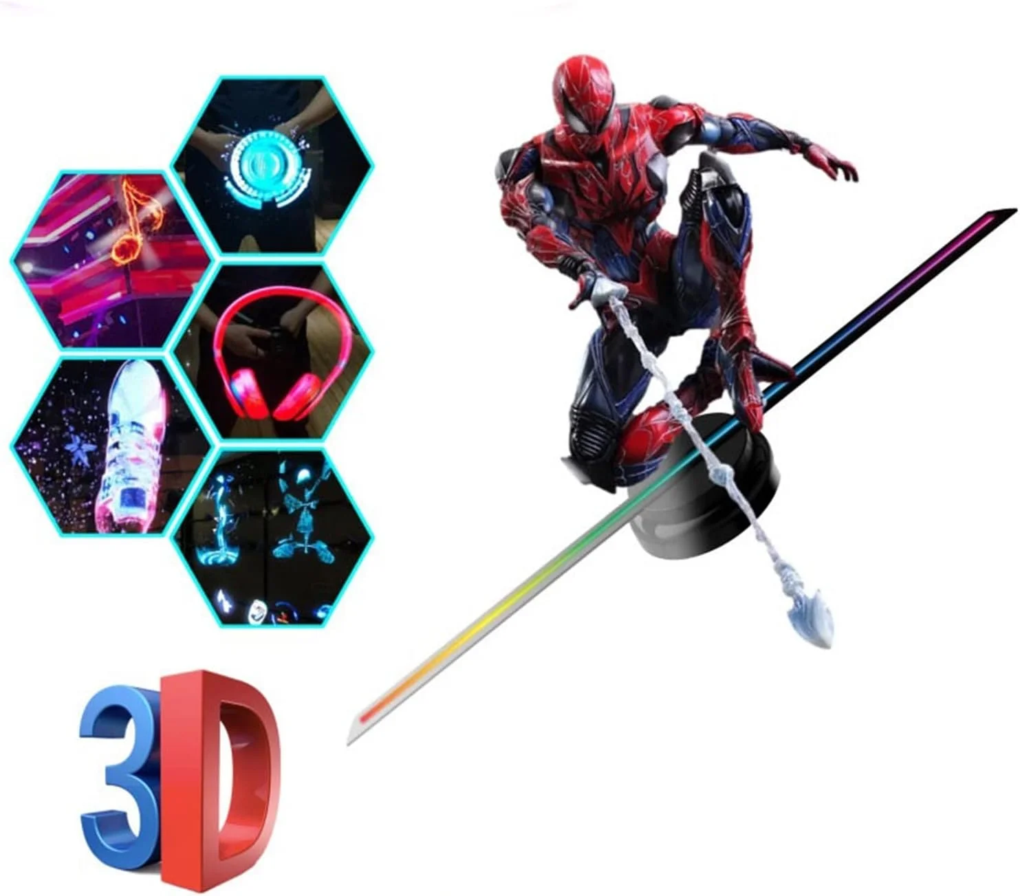 فن هولوگرام سه بعدی ZAIED، دستگاه تبلیغاتی هولوگرافی سه بعدی 42 سانتی متری، پروژکتور فن چرخشی، تصویربرداری سه بعدی معلق، تصویربرداری 384 لامپ، وضوح HD و مصرف برق پایین (رنگ: T40 Hd) فن هولوگرام سه بعدی ZAIED، دستگاه تبلیغاتی هولوگرافی سه بعدی 42 سانتی متری، پروژکتور فن چرخشی، تصویربرداری سه بعدی معلق، تصویربرداری 384 لامپ، وضوح HD و مصرف برق پایین (رنگ: T40 Hd)