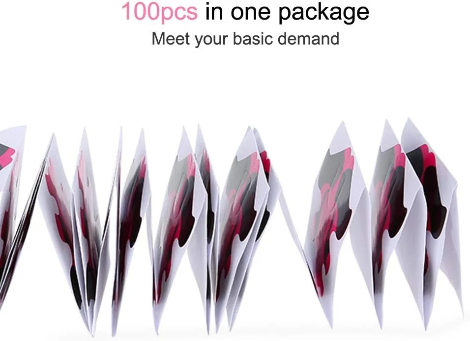 قالب ناخن روتکت 100 عددی برای کاشت ناخن، ژل بیلدر UV، سینی کاغذی، لوازم جانبی طراحی ناخن قالب ناخن روتکت 100 عددی برای کاشت ناخن، ژل بیلدر UV، سینی کاغذی، لوازم جانبی طراحی ناخن