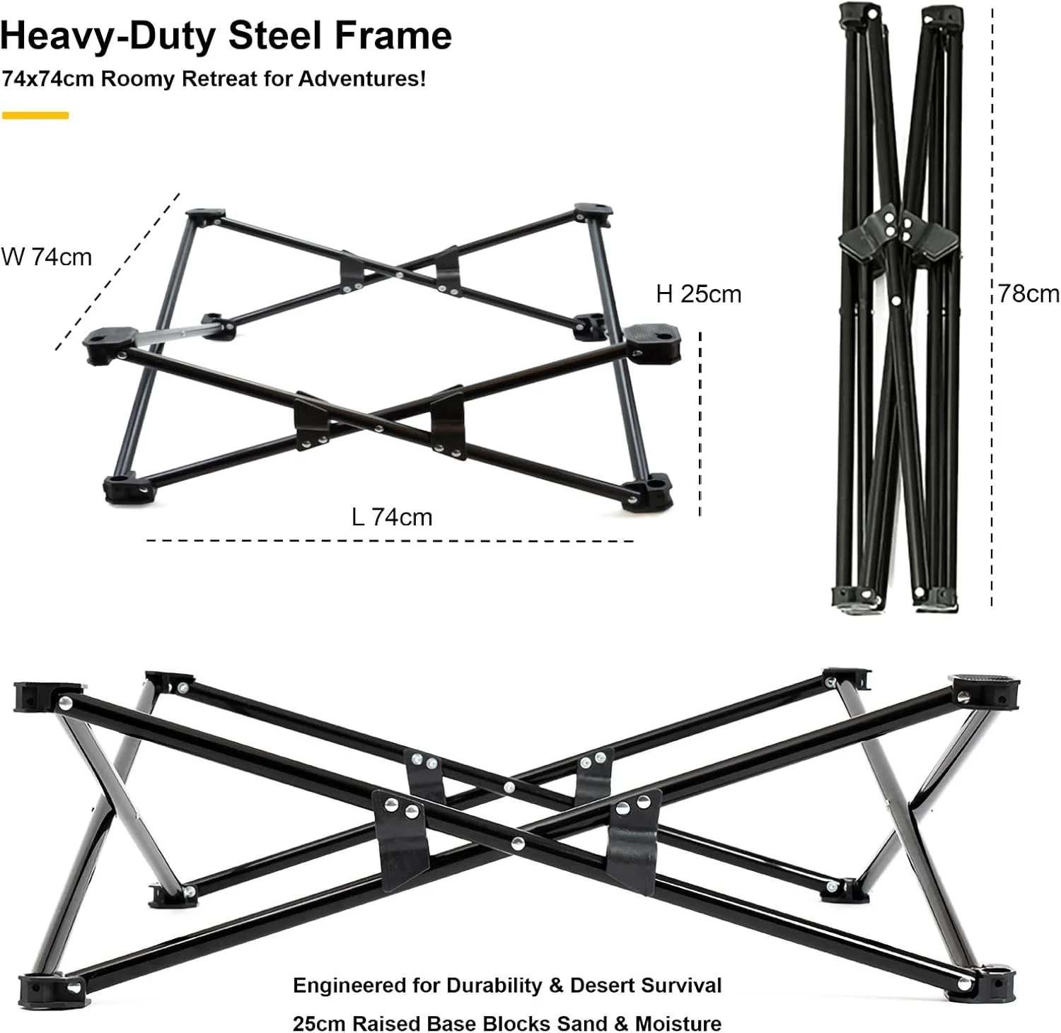 تخت خواب تاشو و قابل شستشوی حیوانات خانگی L DDLPOCKET - تخت سگ توری قابل تنفس، ضد لغزش و قابل حمل با قاب فلزی، سبک و با نگهداری آسان برای استفاده در داخل و خارج از منزل (بزرگ 74 سانتی متری، روشن) تخت خواب تاشو و قابل شستشوی حیوانات خانگی L DDLPOCKET - تخت سگ توری قابل تنفس، ضد لغزش و قابل حمل با قاب فلزی، سبک و با نگهداری آسان برای استفاده در داخل و خارج از منزل (بزرگ 74 سانتی متری، روشن)