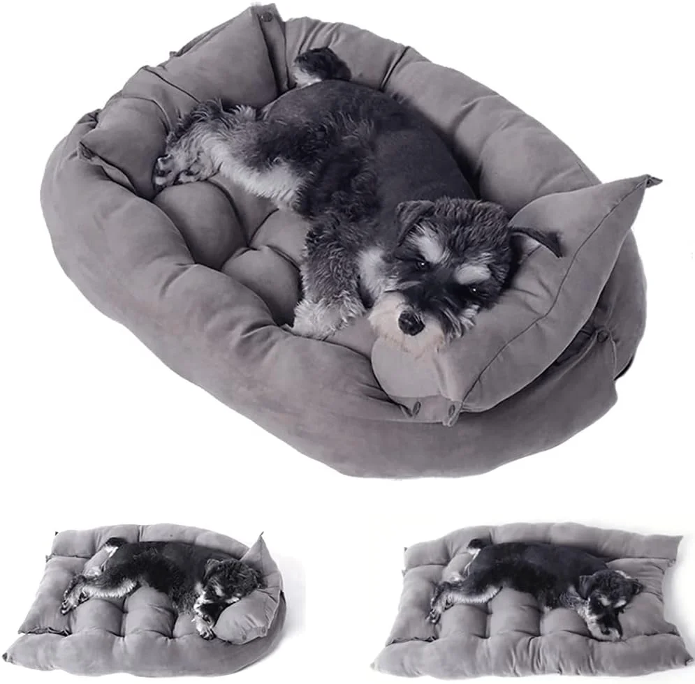 تخت خواب تاشو سگ مناسب فصل تابستان، لانه سگ تغییر شکل دهنده 3 در 1، تخت خواب چند منظوره حیوانات خانگی، تشک نرم و راحت حیوانات خانگی، برای گربه ها و سگ های کوچک، متوسط و بزرگ، مناسب چهار فصل (متوسط، خاکستری) تخت خواب تاشو سگ مناسب فصل تابستان، لانه سگ تغییر شکل دهنده 3 در 1، تخت خواب چند منظوره حیوانات خانگی، تشک نرم و راحت حیوانات خانگی، برای گربه ها و سگ های کوچک، متوسط و بزرگ، مناسب چهار فصل (متوسط، خاکستری)