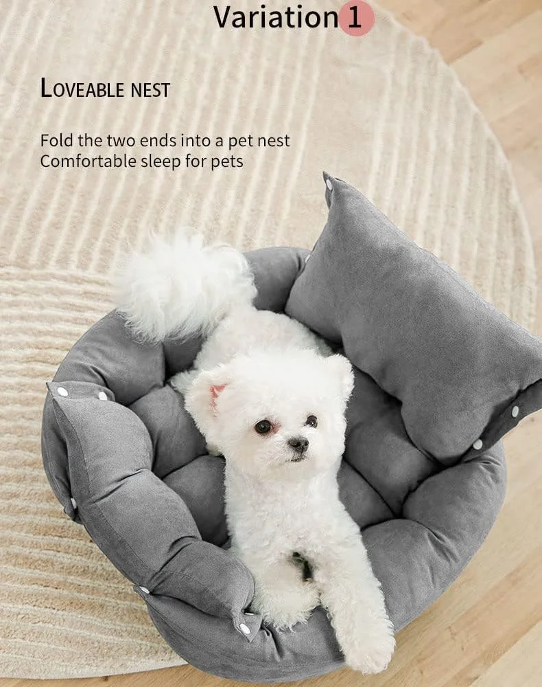 تخت خواب تاشو سگ مناسب فصل تابستان، لانه سگ تغییر شکل دهنده 3 در 1، تخت خواب چند منظوره حیوانات خانگی، تشک نرم و راحت حیوانات خانگی، برای گربه ها و سگ های کوچک، متوسط و بزرگ، مناسب چهار فصل (متوسط، خاکستری) تخت خواب تاشو سگ مناسب فصل تابستان، لانه سگ تغییر شکل دهنده 3 در 1، تخت خواب چند منظوره حیوانات خانگی، تشک نرم و راحت حیوانات خانگی، برای گربه ها و سگ های کوچک، متوسط و بزرگ، مناسب چهار فصل (متوسط، خاکستری)