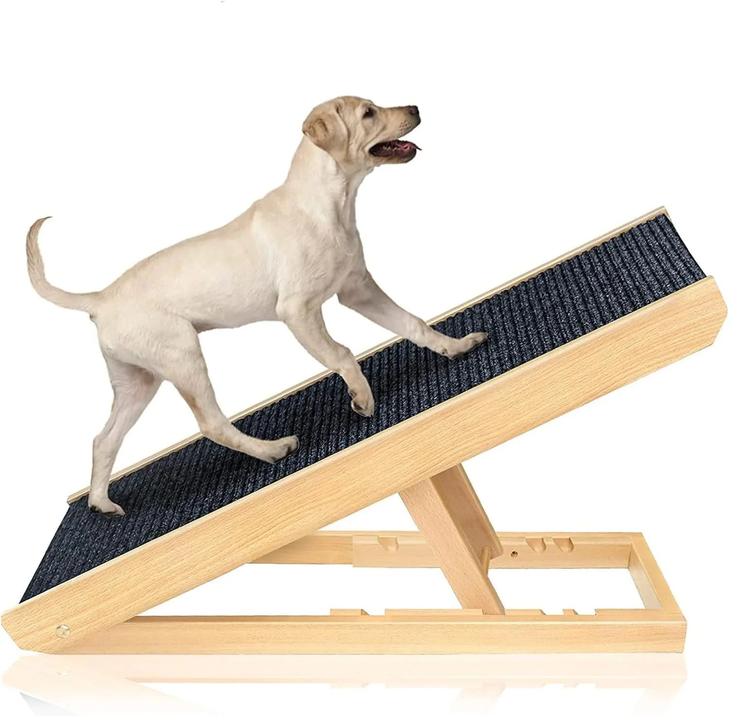 رمپ حیوانات خانگی Yoqiren، پله های سگ و گربه تاشو و قابل تنظیم، نردبان حیوانات خانگی قابل حمل با سطح ضد لغزش برای داخل خانه، بیرون از خانه، تخت، مبل، ماشین (تا 50 کیلوگرم) رمپ حیوانات خانگی Yoqiren، پله های سگ و گربه تاشو و قابل تنظیم، نردبان حیوانات خانگی قابل حمل با سطح ضد لغزش برای داخل خانه، بیرون از خانه، تخت، مبل، ماشین (تا 50 کیلوگرم)