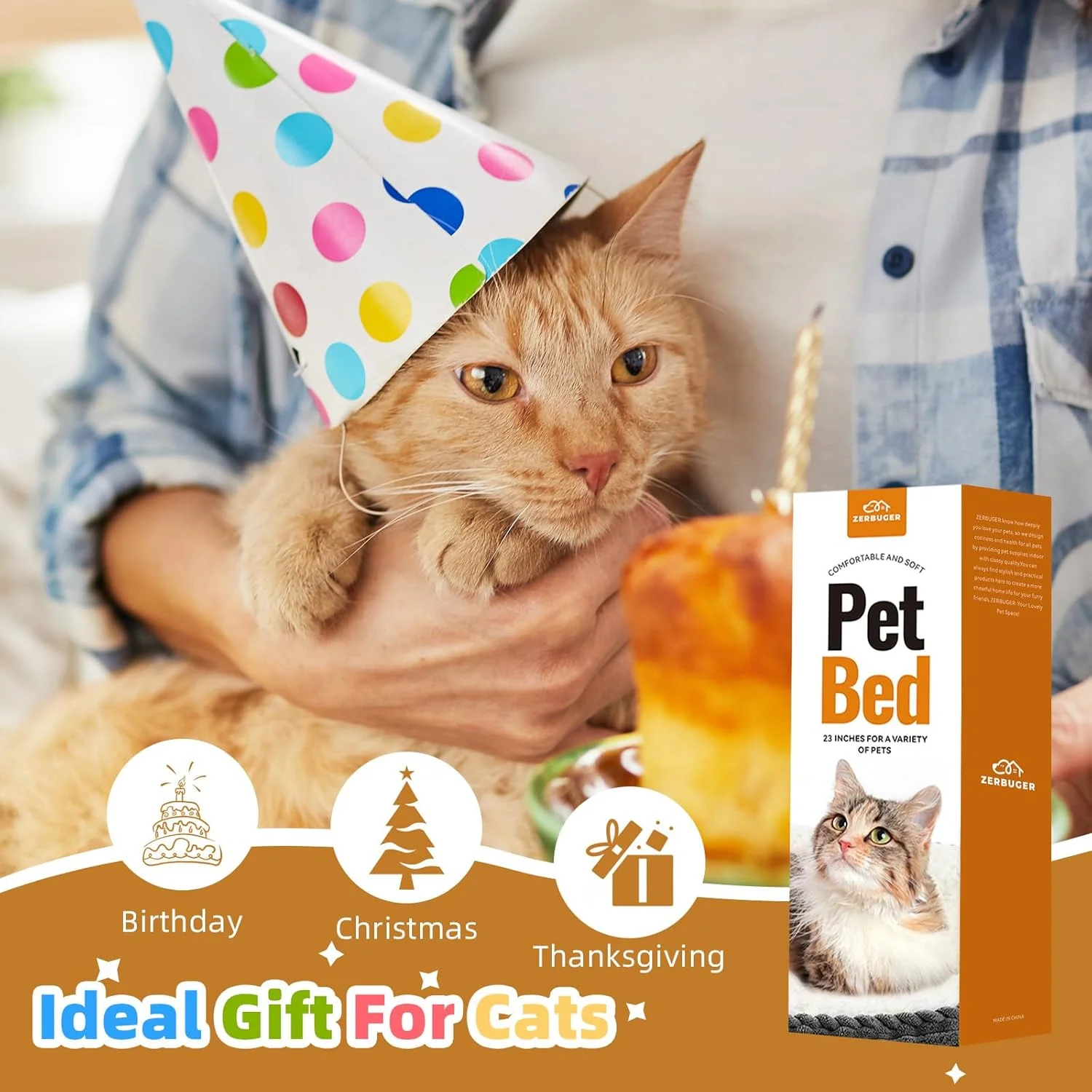 تخت خواب گرد کرمی رنگ 58 سانتی متری زرباگر، هدیه ای برای سگ و گربه های بزرگ، متوسط و کوچک، مبل خواب قابل شستشو در ماشین لباسشویی، زیره ضد لغزش، نرم و تنفسی، آرامش بخش حیوانات خانگی برای داخل/خارج/خودرو/قفس تخت خواب گرد کرمی رنگ 58 سانتی متری زرباگر، هدیه ای برای سگ و گربه های بزرگ، متوسط و کوچک، مبل خواب قابل شستشو در ماشین لباسشویی، زیره ضد لغزش، نرم و تنفسی، آرامش بخش حیوانات خانگی برای داخل/خارج/خودرو/قفس