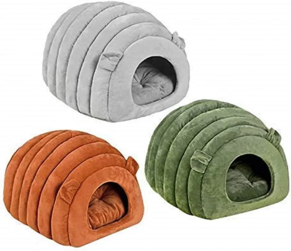 تخت خواب گربه WSSSH مدل کرم ابریشم، خانه سگ و گربه، تخت خواب نرم حیوانات خانگی، قابل شستشو، مناسب برای سگ ها و گربه های کوچک - قهوه ای تخت خواب گربه WSSSH مدل کرم ابریشم، خانه سگ و گربه، تخت خواب نرم حیوانات خانگی، قابل شستشو، مناسب برای سگ ها و گربه های کوچک - قهوه ای