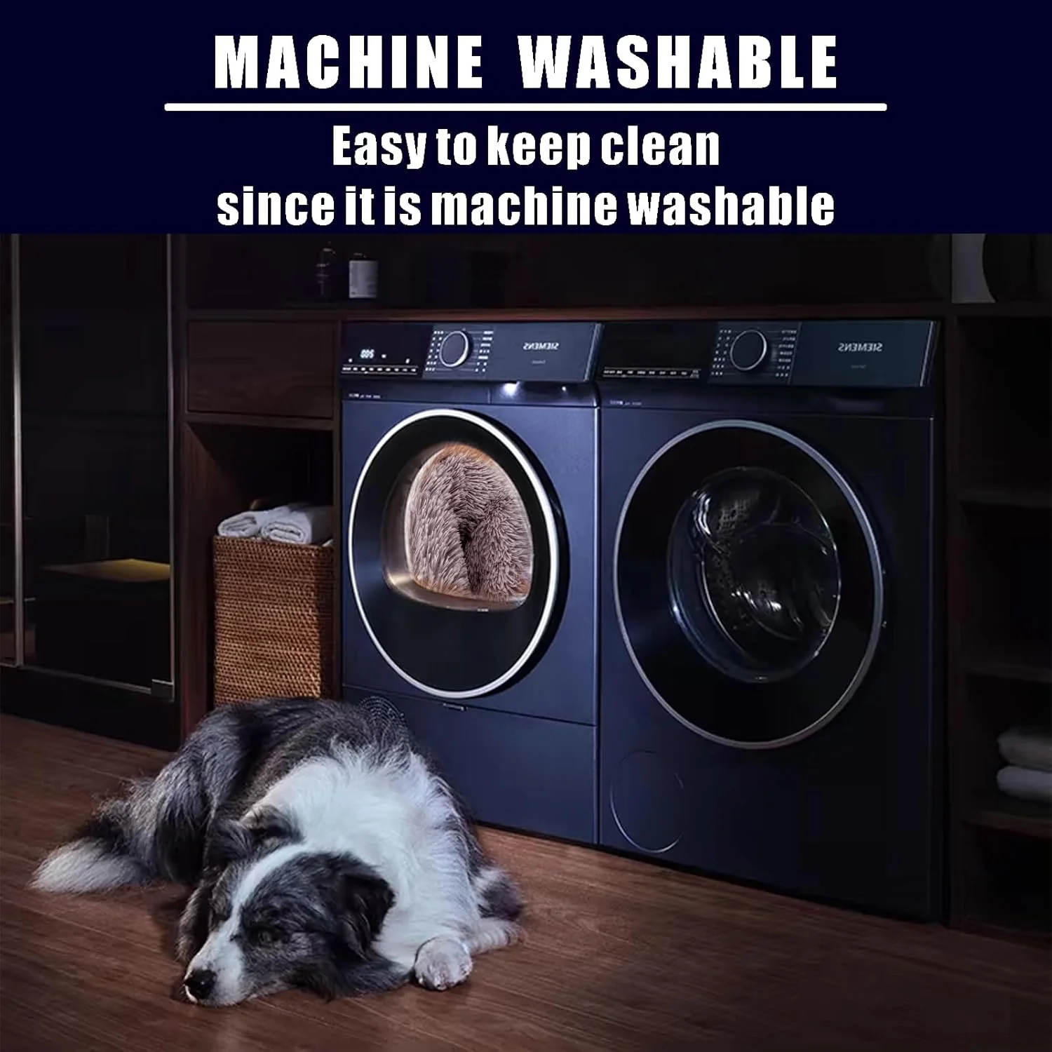 تخت سگ قابل شستشو در ماشین لباسشویی WONDER MIRACLE، پد لوکس مخملی برای باکس سگ و تخت گربه، تشک ضد لغزش برای لانه، تخت خواب کرکی حیوانات خانگی برای نژادهای سگ بزرگ، متوسط و کوچک (61 در 46 سانتی متر، صورتی کالباسی) تخت سگ قابل شستشو در ماشین لباسشویی WONDER MIRACLE، پد لوکس مخملی برای باکس سگ و تخت گربه، تشک ضد لغزش برای لانه، تخت خواب کرکی حیوانات خانگی برای نژادهای سگ بزرگ، متوسط و کوچک (61 در 46 سانتی متر، صورتی کالباسی)