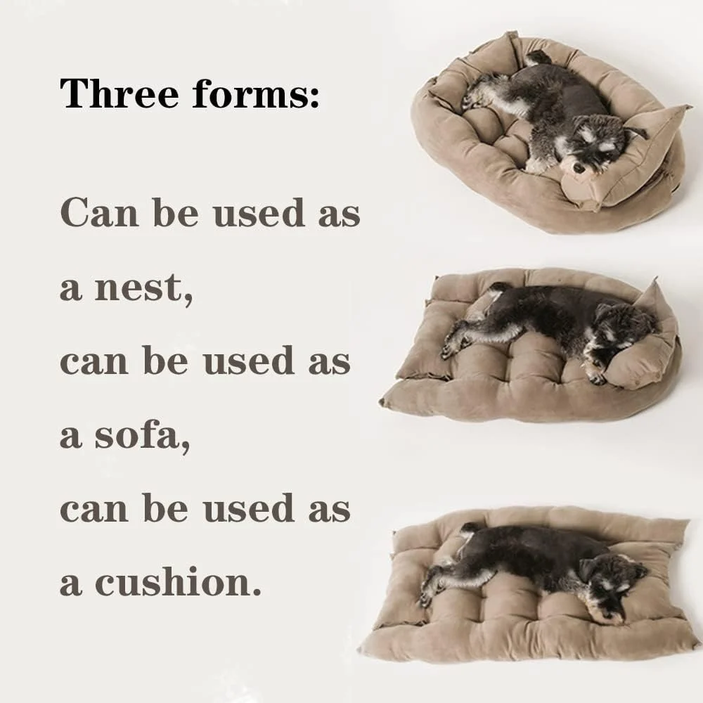 تخت خواب سگ 3 در 1 Velvaria، تخت ضد آب برای سگ های کوچک، متوسط و بزرگ، نرم و راحت، لانه حیوانات خانگی چند منظوره برای گربه های داخل خانه (صورتی نوردیک، M) تخت خواب سگ 3 در 1 Velvaria، تخت ضد آب برای سگ های کوچک، متوسط و بزرگ، نرم و راحت، لانه حیوانات خانگی چند منظوره برای گربه های داخل خانه (صورتی نوردیک، M)