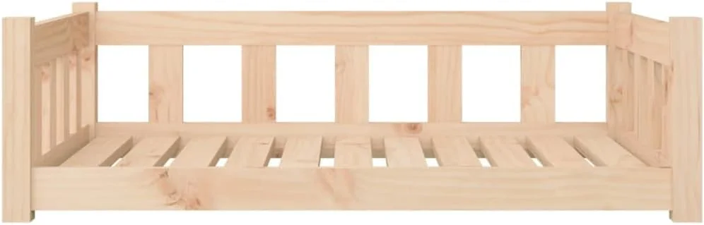 تخت سگ vidaXL، تخت حیوانات خانگی برای داخل خانه، مبل سگ برای حیوانات بزرگ و کوچک، قاب تخت چوبی سگ، لانه تخت توله سگ، مبل، چوب کاج جامد تخت سگ vidaXL، تخت حیوانات خانگی برای داخل خانه، مبل سگ برای حیوانات بزرگ و کوچک، قاب تخت چوبی سگ، لانه تخت توله سگ، مبل، چوب کاج جامد