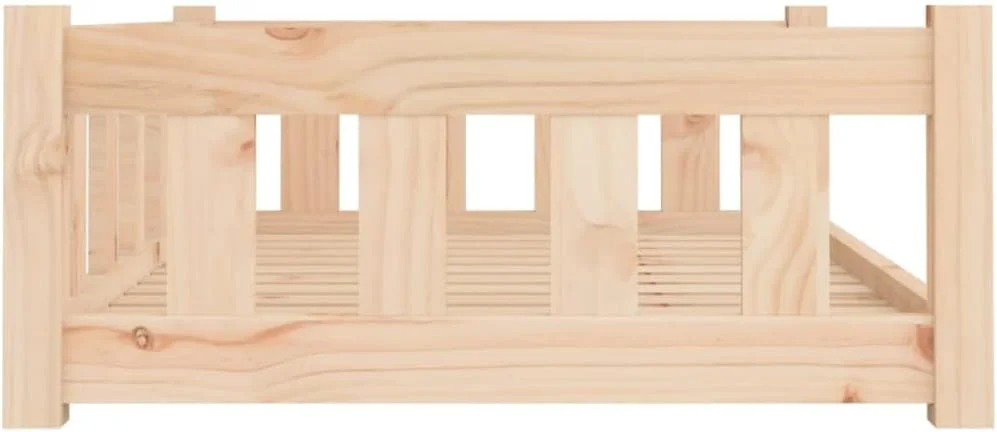 تخت سگ vidaXL، تخت حیوانات خانگی برای داخل خانه، مبل سگ برای حیوانات بزرگ و کوچک، قاب تخت چوبی سگ، لانه تخت توله سگ، مبل، چوب کاج جامد تخت سگ vidaXL، تخت حیوانات خانگی برای داخل خانه، مبل سگ برای حیوانات بزرگ و کوچک، قاب تخت چوبی سگ، لانه تخت توله سگ، مبل، چوب کاج جامد