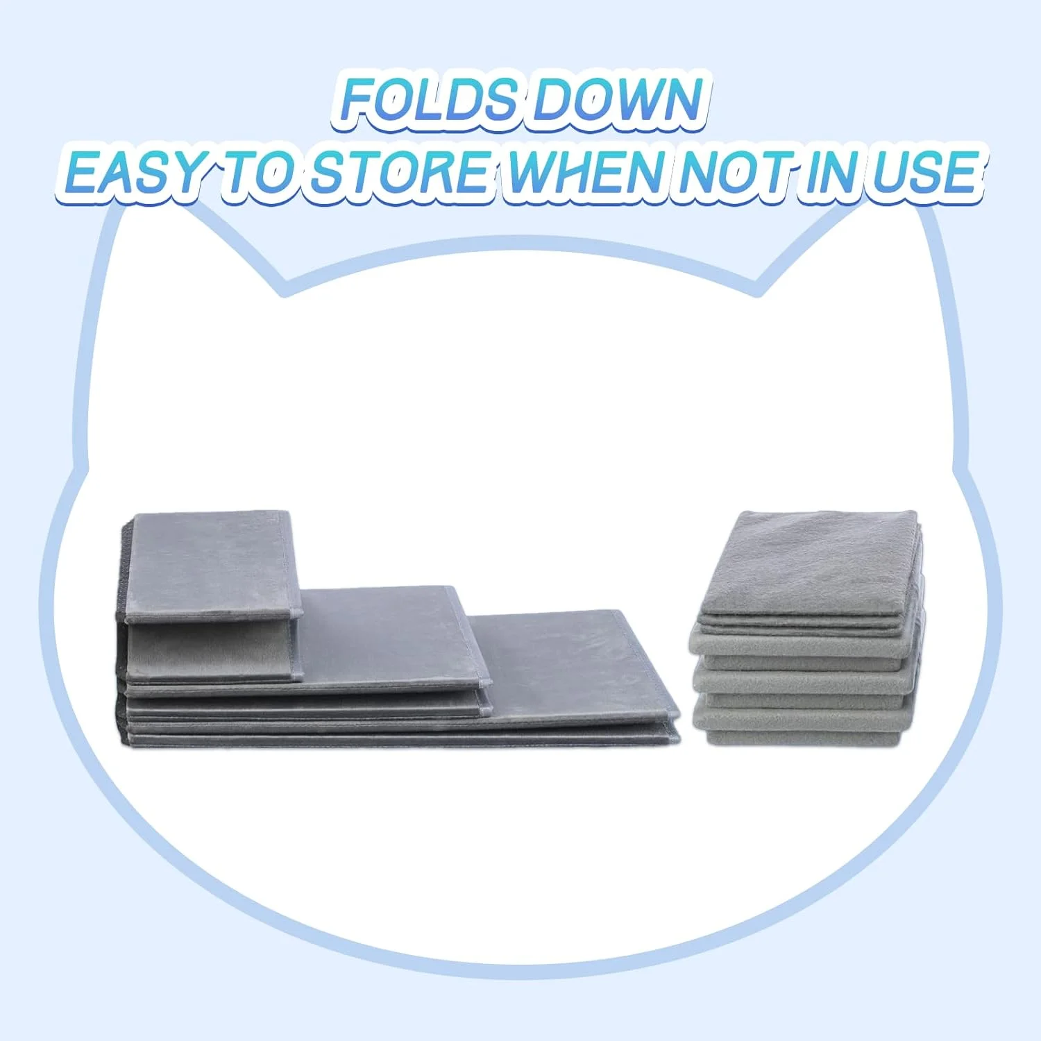 پله سگ با محفظه ذخیره سازی، پله های 3 مرحله ای حیوانات خانگی برای سگ ها و گربه های بزرگ/متوسط/کوچک مسن، رمپ پله های تاشو و محکم ضد لغزش برای بالا رفتن از تخت، مبل، ماشین، 45 سانتی متر ارتفاع، تحمل وزن تا 50 کیلوگرم (خاکستری تاهیتی) پله سگ با محفظه ذخیره سازی، پله های 3 مرحله ای حیوانات خانگی برای سگ ها و گربه های بزرگ/متوسط/کوچک مسن، رمپ پله های تاشو و محکم ضد لغزش برای بالا رفتن از تخت، مبل، ماشین، 45 سانتی متر ارتفاع، تحمل وزن تا 50 کیلوگرم (خاکستری تاهیتی)