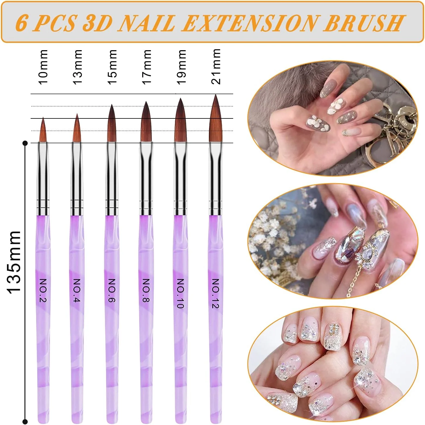 ست قلم موی ناخن اکریلیک AROIC شامل 28 قطعه، شامل 7 عدد قلم موی طراحی ناخن ژل UV، 6 عدد قلم موی اکستنشن ناخن سه بعدی، 5 عدد قلم داتینگ دو طرفه برای طراحی ناخن DIY با جعبه سفید، رنگارنگ ست قلم موی ناخن اکریلیک AROIC شامل 28 قطعه، شامل 7 عدد قلم موی طراحی ناخن ژل UV، 6 عدد قلم موی اکستنشن ناخن سه بعدی، 5 عدد قلم داتینگ دو طرفه برای طراحی ناخن DIY با جعبه سفید، رنگارنگ