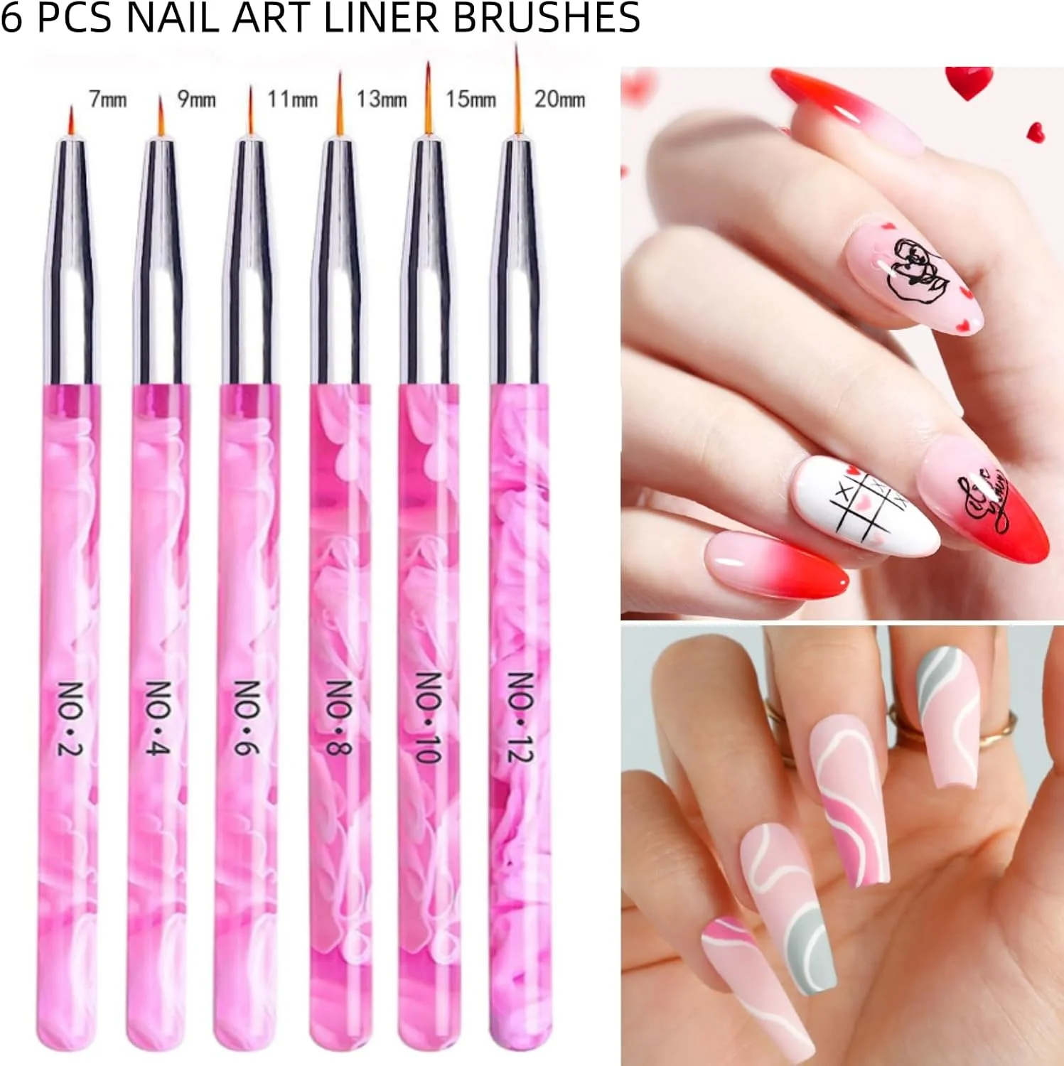 ست 28 عددی برس طراحی ناخن، کیت ابزار طراحی ناخن، برس های طراحی ناخن اکریلیک، برس سه بعدی اکستنشن ناخن، برس های خط دار ناخن، قلم طراحی ناخن، قلم نقطه گذاری دو طرفه ناخن، برس گرد و غبار ناخن برای طراحی ناخن DIY ست 28 عددی برس طراحی ناخن، کیت ابزار طراحی ناخن، برس های طراحی ناخن اکریلیک، برس سه بعدی اکستنشن ناخن، برس های خط دار ناخن، قلم طراحی ناخن، قلم نقطه گذاری دو طرفه ناخن، برس گرد و غبار ناخن برای طراحی ناخن DIY