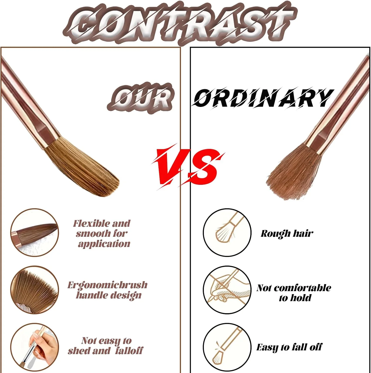ست 6 عددی برس ناخن کریستالی، سایز سر برس 0.95/1.15/1.45/1.5/1.65/2 سانتی متر / مناسب برای اکستنشن پودر کریستال ناخن حرفه ای و طراحی سه بعدی ناخن برای ابزارهای مانیکور خانگی DIY ست 6 عددی برس ناخن کریستالی، سایز سر برس 0.95/1.15/1.45/1.5/1.65/2 سانتی متر / مناسب برای اکستنشن پودر کریستال ناخن حرفه ای و طراحی سه بعدی ناخن برای ابزارهای مانیکور خانگی DIY