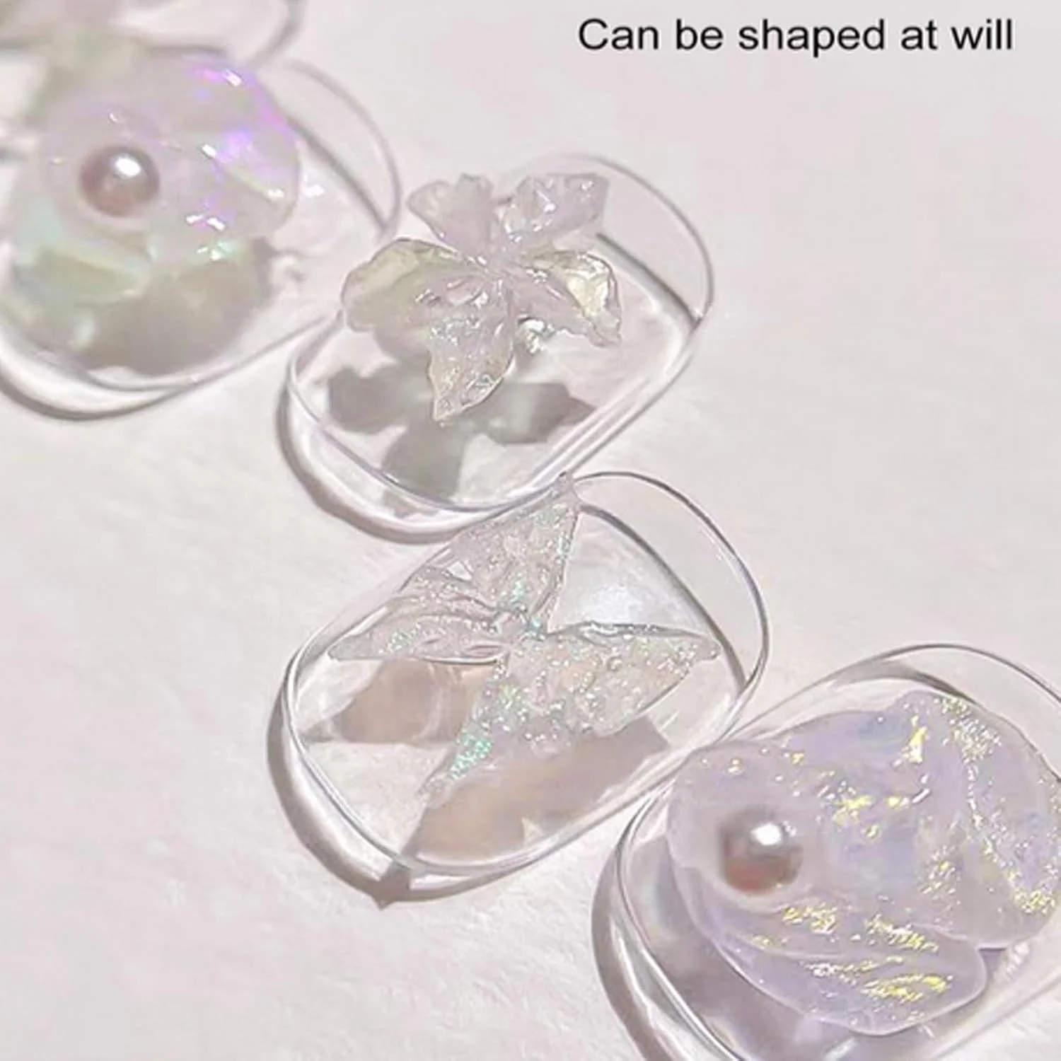 ژل طراحی ناخن سه بعدی - ژل اکستنشن طراحی ناخن 5 رنگ، کیت ابزار غیر چسبنده، ست مانیکور با قلم طراحی برای قالب گیری، ساخت و نقاشی