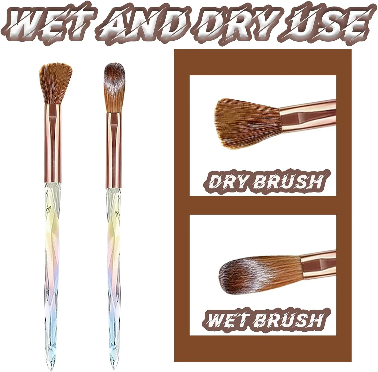 ست 6 عددی برس ناخن کریستالی، سایز سر برس 0.95/1.15/1.45/1.5/1.65/2 سانتی متر / مناسب برای اکستنشن پودر کریستال ناخن حرفه ای و طراحی سه بعدی ناخن برای ابزارهای مانیکور خانگی DIY ست 6 عددی برس ناخن کریستالی، سایز سر برس 0.95/1.15/1.45/1.5/1.65/2 سانتی متر / مناسب برای اکستنشن پودر کریستال ناخن حرفه ای و طراحی سه بعدی ناخن برای ابزارهای مانیکور خانگی DIY