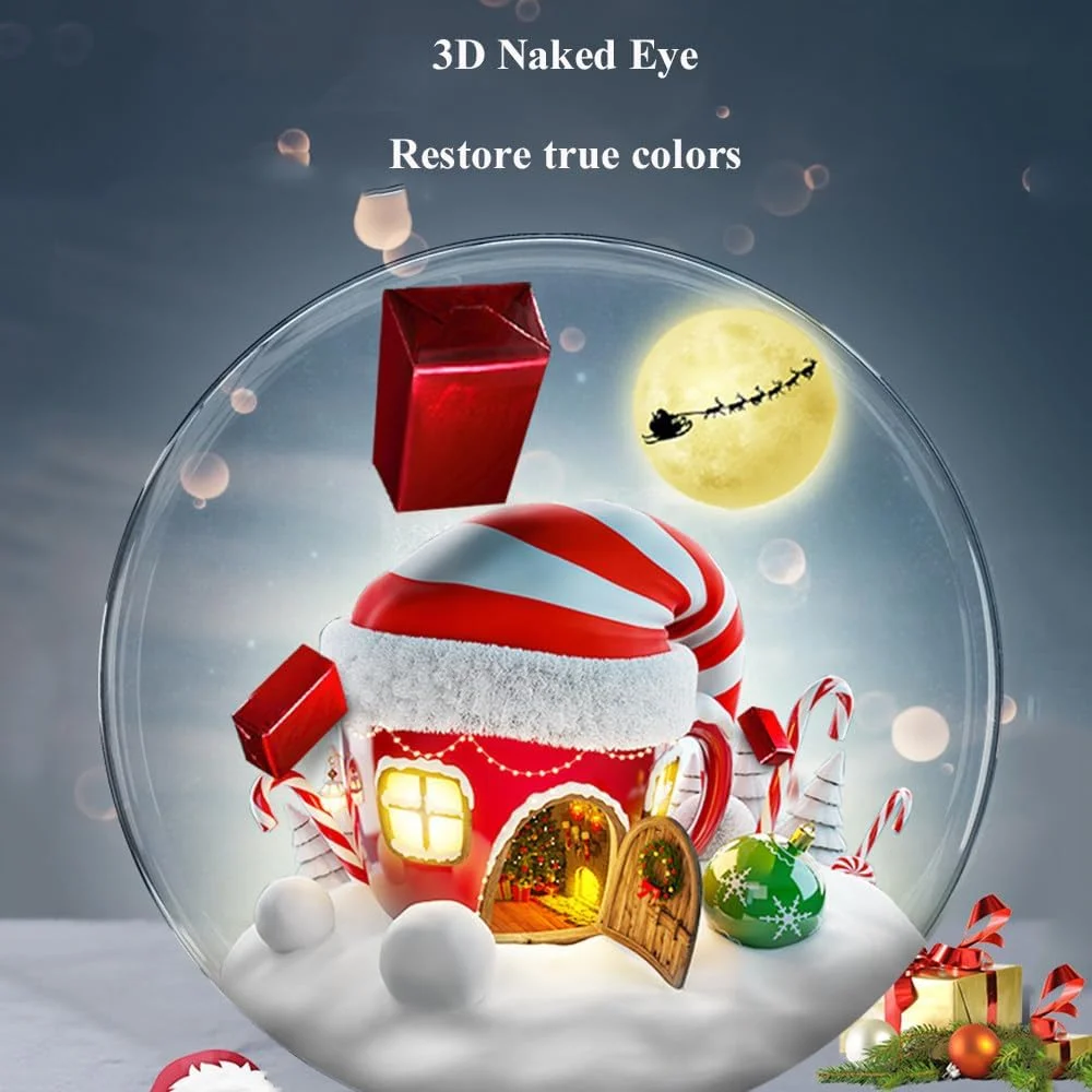 نمایشگر تبلیغاتی TXBMLDPY با کنترل از راه دور، فن هولوگرام وای فای 10.6 اینچی، پشتیبانی از کنترل از راه دور برنامه، پروژکتور فن هولوگرافی قابل حمل، برای علائم فروشگاه، بارها، مهمانی، هالووین، کریسمس، انگلستان