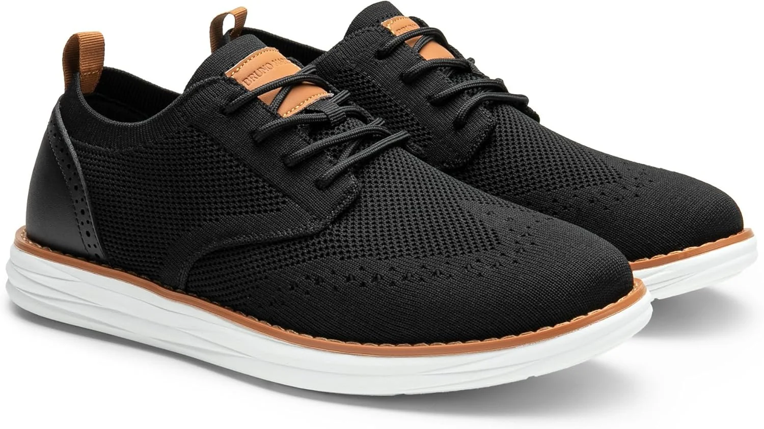 کفش های آکسفورد مردانه برونو مارک، کفش های کتانی بند دار سبک وزن مناسب پیاده روی، مشکی، سایز 8.5، SBOX2406M کفش های آکسفورد مردانه برونو مارک، کفش های کتانی بند دار سبک وزن مناسب پیاده روی، مشکی، سایز 8.5، SBOX2406M