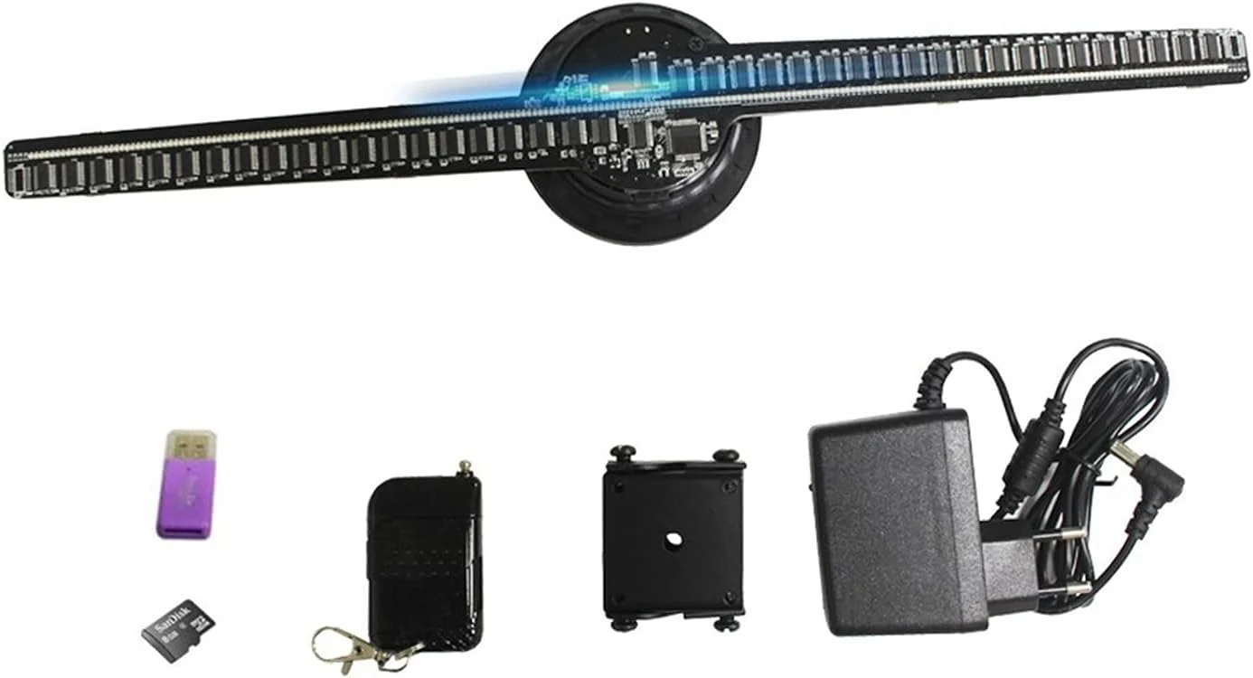 فن هولوگرام TISTIK، پروژکتور هولوگرام فن وای فای سه بعدی، نمایشگر تبلیغاتی، لامپ تصویربرداری هولوگرافیک، نور لوگوی تبلیغاتی