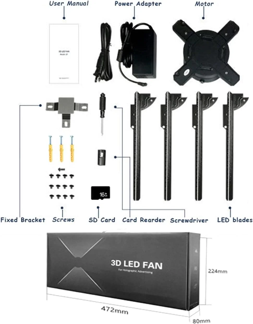 فن هولوگرام سه بعدی TISTIK، پروژکتور ویدیویی انیمیشن سه بعدی، فن هولوگرافی سه بعدی استریو شناور، دستگاه تبلیغاتی برای نمایش تبلیغات فروشگاه های تجاری، بار، مهمانی فن هولوگرام سه بعدی TISTIK، پروژکتور ویدیویی انیمیشن سه بعدی، فن هولوگرافی سه بعدی استریو شناور، دستگاه تبلیغاتی برای نمایش تبلیغات فروشگاه های تجاری، بار، مهمانی