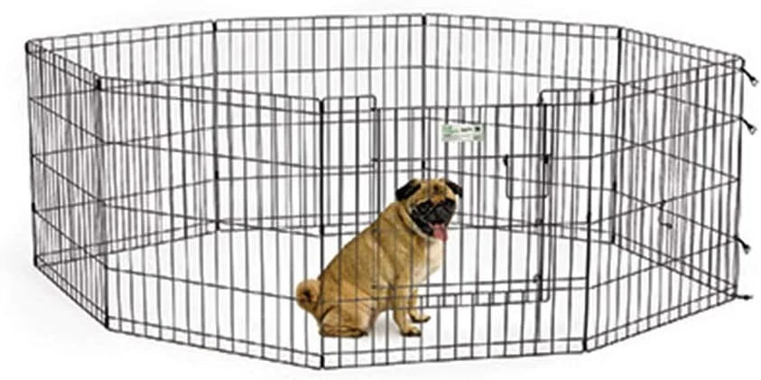 محوطه بازی سگ و حیوانات خانگی میدوست هومز با درب، ارتفاع 60 سانتی متر