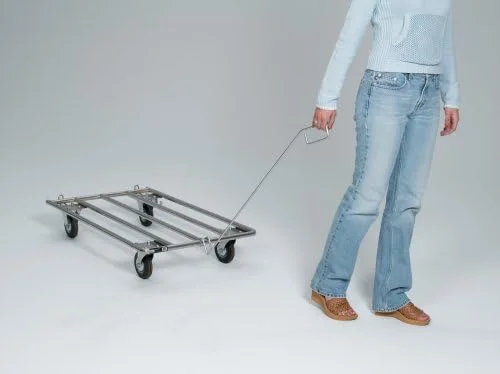 چرخ حمل قفس سگ میدوست هومز، ایده آل برای نمایشگاه های سگ | به راحتی از پس حمل قفس های سگ، قفس های فلزی سگ، میزهای آرایش، کیسه های غذای سگ و غیره بر می آید...