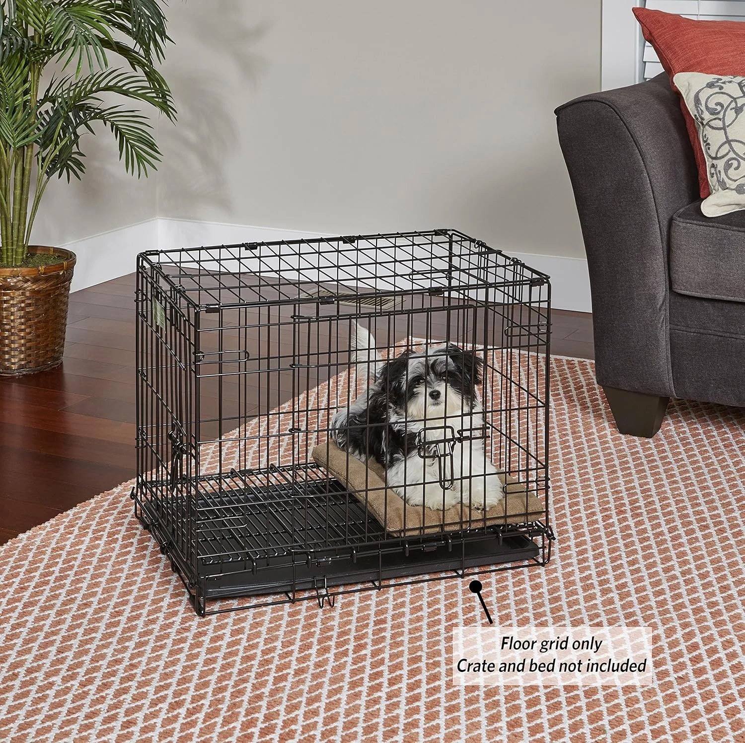 توری کف قفس سگ میدوست هومز فور پتز؛ توری کف مرتفع؛ مناسب برای مدل های 1324TD، 1524، 1524DD، 424، 424DD، 1924، 1924DD، 1624 CURVED SLIDE BOLT LATCH، 1624DD CURVED SLIDE BOLT LATCH