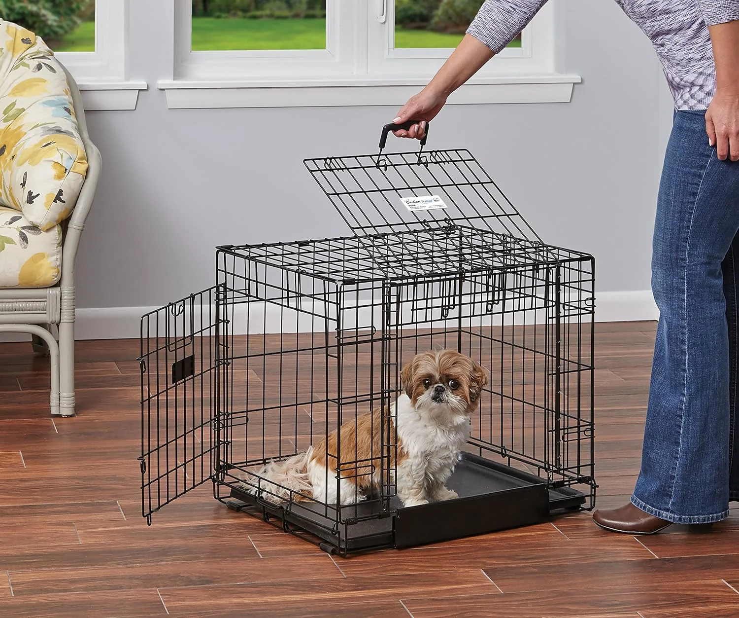 قفس سگ دو درب Ovation از MidWest Homes for Pets، سایز 24 اینچ